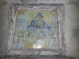 affresco maiolicato raffigurante la Madonna